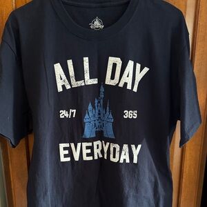 Disney Dark Blue All Day Every Day Tee